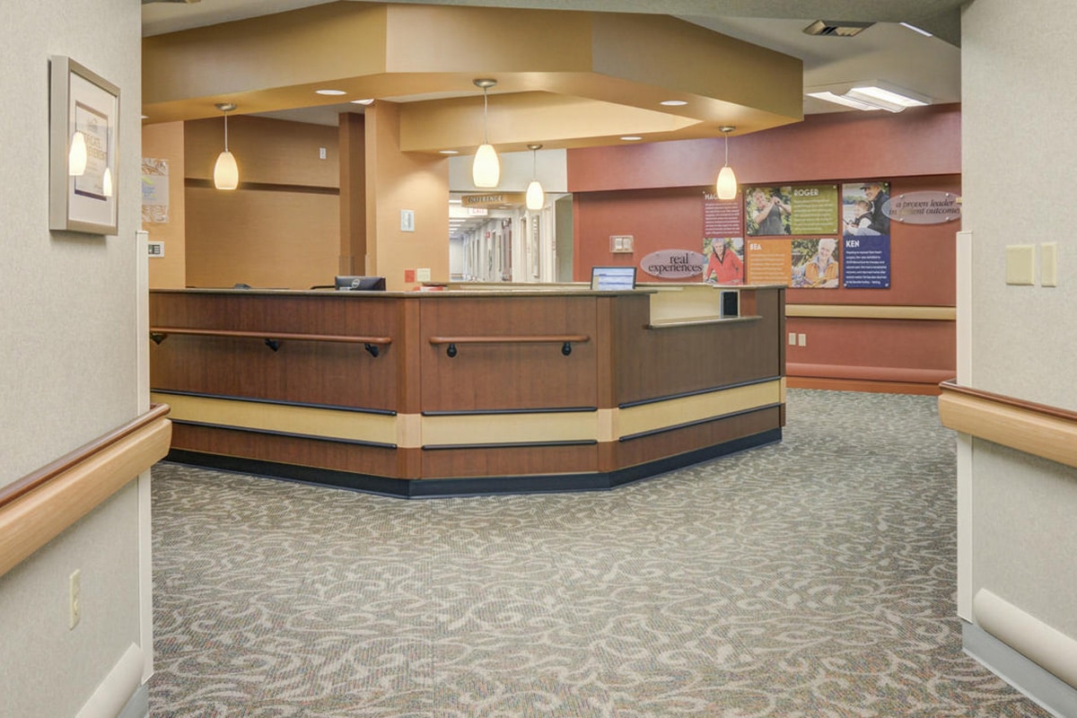 The nurse station at Sycamore Trails